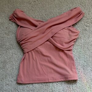 OGL Move Off-Shoulder Cross-Front Off Shoulder Brami Top